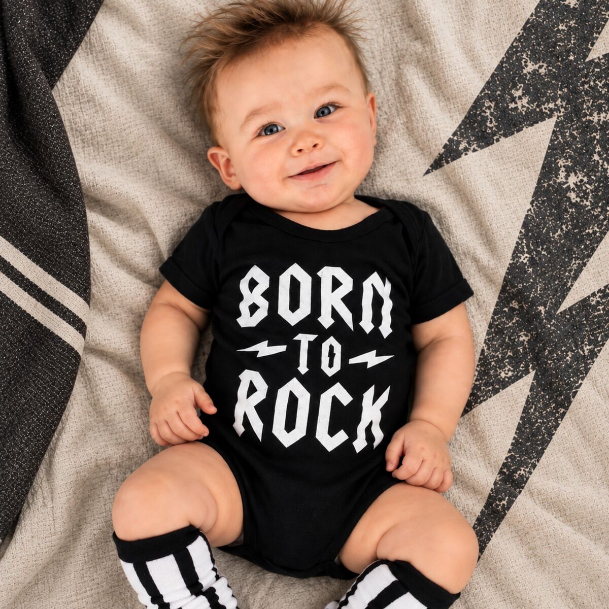 Born To Rock Black or White Bodysuit - product images  of 