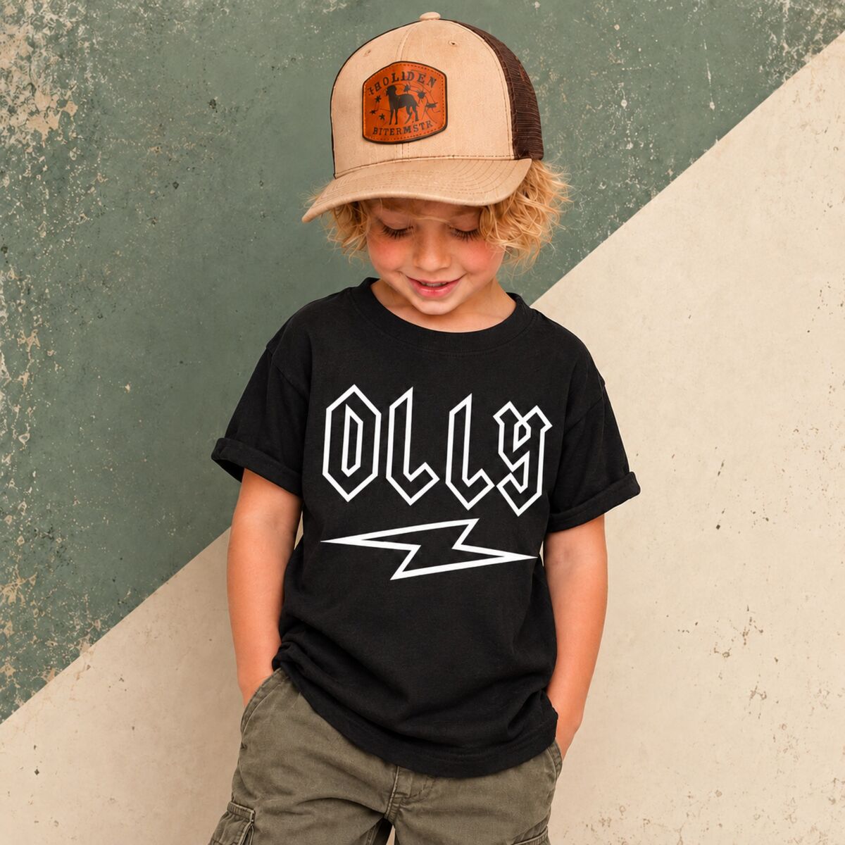 Custom Rock &amp; Roll Name Black or White T-Shirt - product images  of 