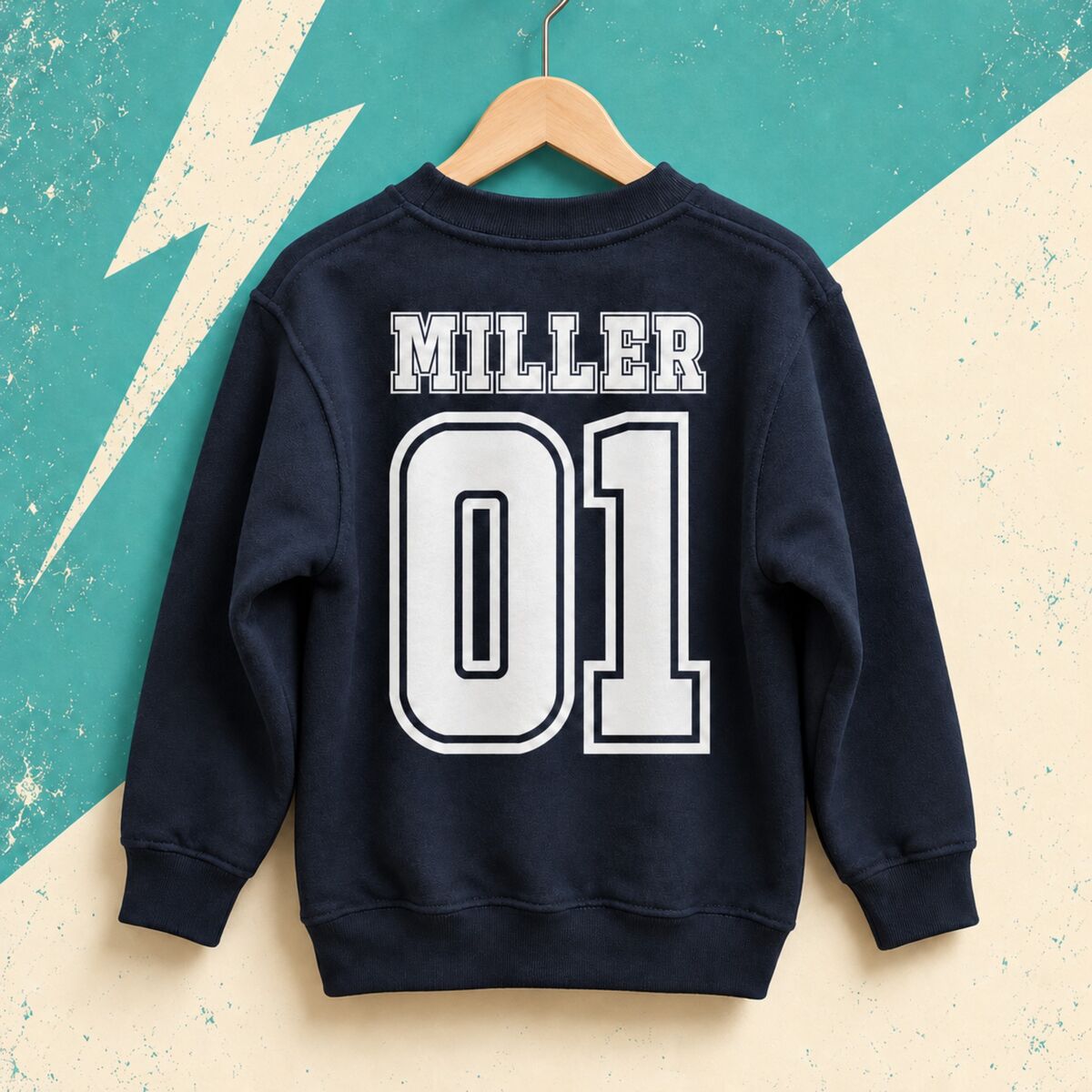Custom Name &amp; Number Sport Sweatshirt - product images  of 
