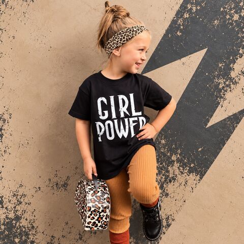 Girl,Power,Black,or,White,T-Shirt,girl power, girl gang, girl squad, pwr, tee, top, tshirt, kids, youth, infant, toddler, trendy t-shirt, shirt, cool, girls outfit