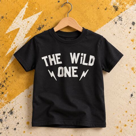 The,Wild,One,Black,or,White,T-Shirt,the wild ones, wild and one, wild and 1, wild tshirt, wild kids, wild baby, first birthday gift, first birthday shirt, first birthday outfit, trendy baby tshirt, trendy kids tshirt, hipster kids shirt, hipster baby shirt, cool kids clothes, kids 1st tshir