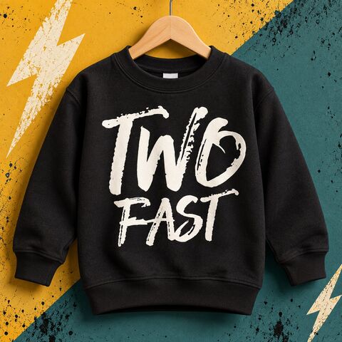 Two,Fast,Sweatshirt,racing birthday party, terrible twos, two fast, 2 fast, race car, two wild, wild & two, wild 2nd birthday, aged 2, turning two, 2nd birthday party outfit, wild girl, wild child, kids sweatshirt, kids sweater, crew neck sweater, baby sweater