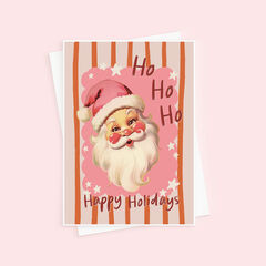 Happy,Holidays,Retro,Santa,Christmas,Card,Paper_Goods,Cards,card,greetings_card, Christmas, christmas, christmas card, santa clause, Father Christmas, Happy Holidays, retro card, vintage card, vintage Santa, vintage holidays, card for friend