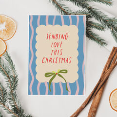 Sending,Love,Christmas,Card,Paper_Goods,Cards,card,greetings_card, Christmas, christmas, christmas card, sentimental Christmas card, sending love, card for friend, card for family, thoughtful, simple