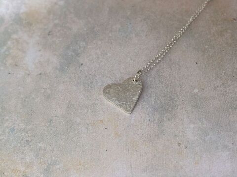 Silver,heart,necklace,Silver heart pendant valentines day