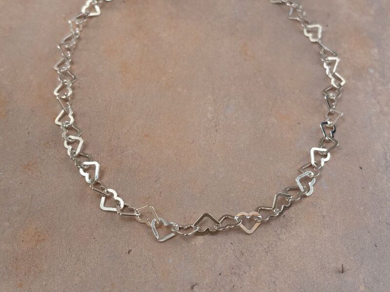 Heart link necklace - product images  of 
