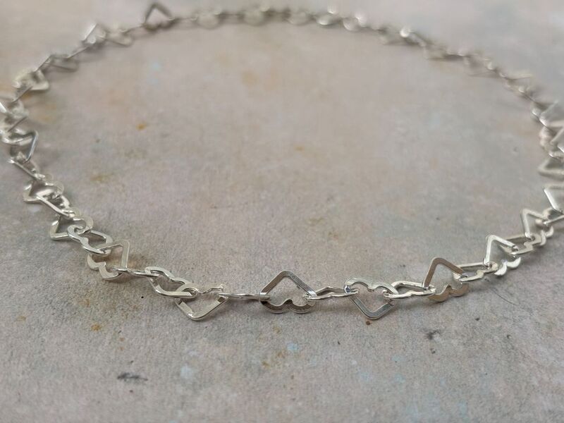 Heart link necklace - product images  of 