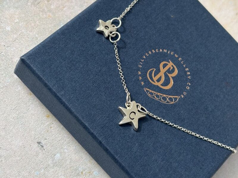 Personalised star initial necklace - product images  of 