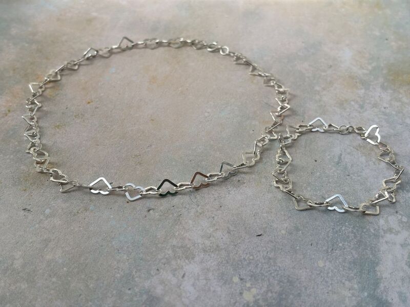 Heart link bracelet - product images  of 