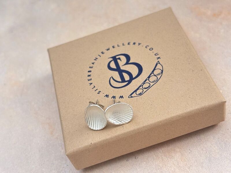 Silver Shell Earrings - product images  of 