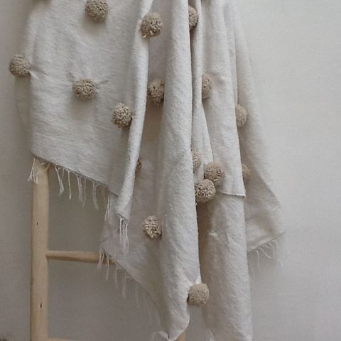 Moroccan Pom Pom Blanket MoroccanInteriors Mesmerizing White Pom Pom Throw Blanket Moroccan Pom Pom Blanket MoroccanInteriors Mesmerizing White Pom Pom Throw Blanket
