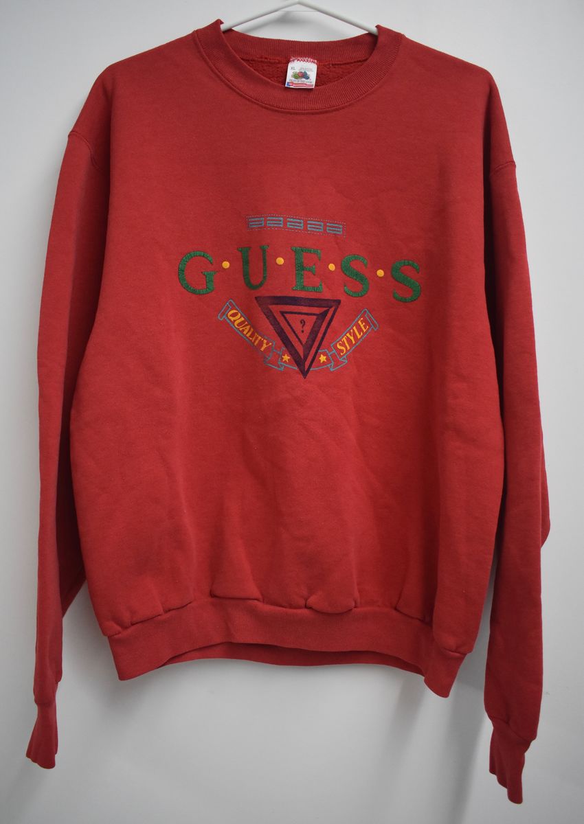 vintage 80 s 90 s guess usa bootleg crewneck sweatshirt sz xl gucci