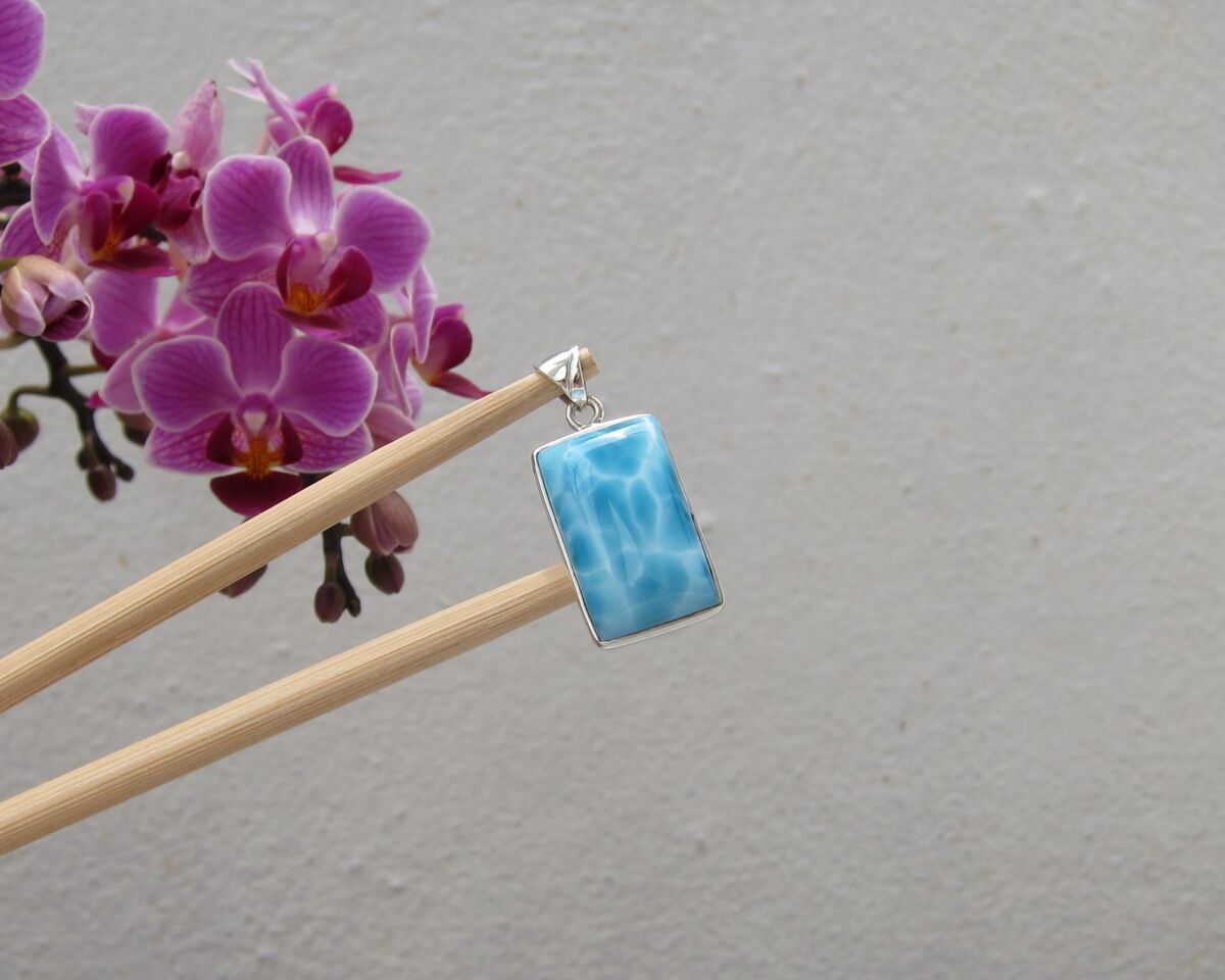 AAA Larimar tag pendant, Neptune Warrior - ET3663 - product images  of 