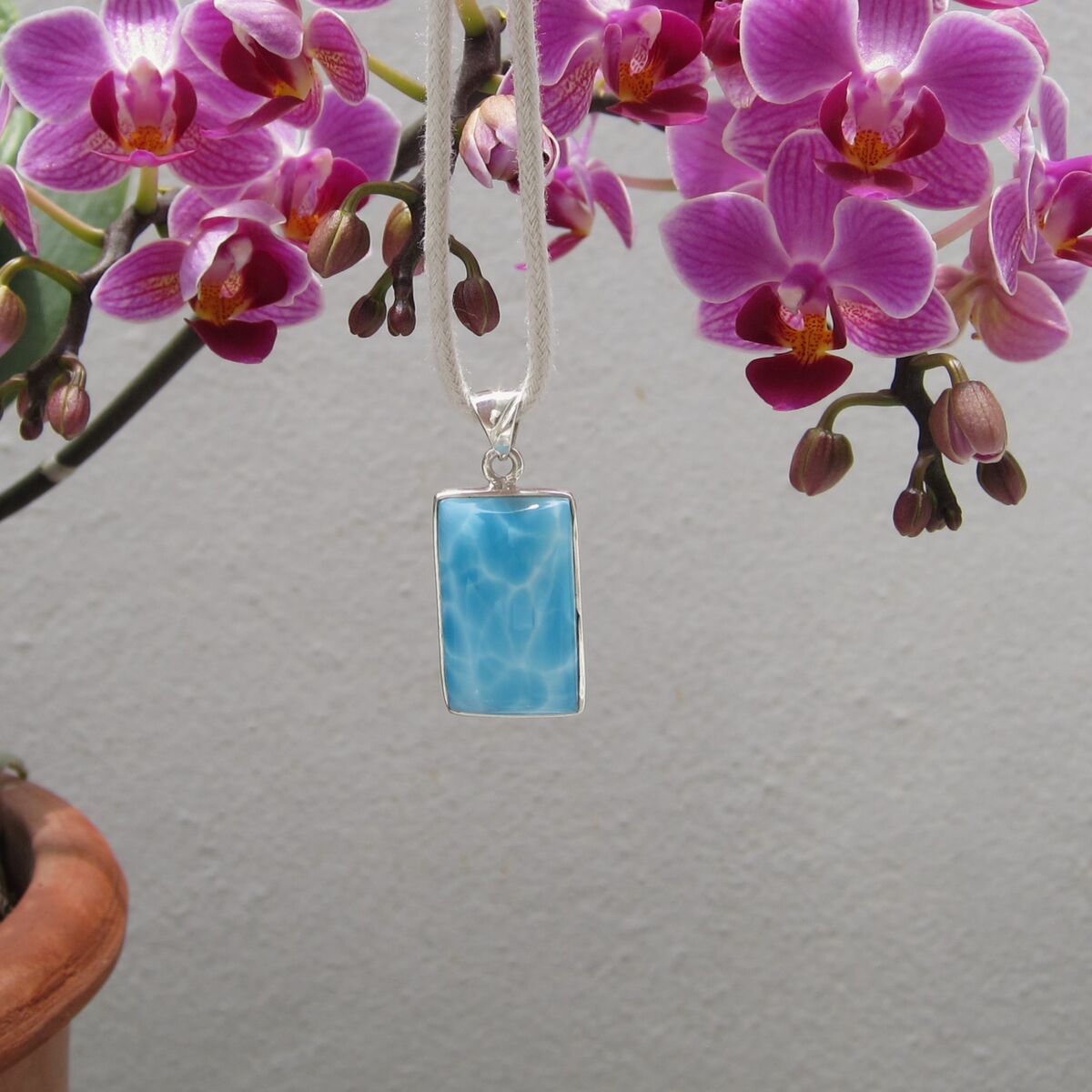 AAA Larimar tag pendant, Neptune Warrior - ET3663 - product images  of 