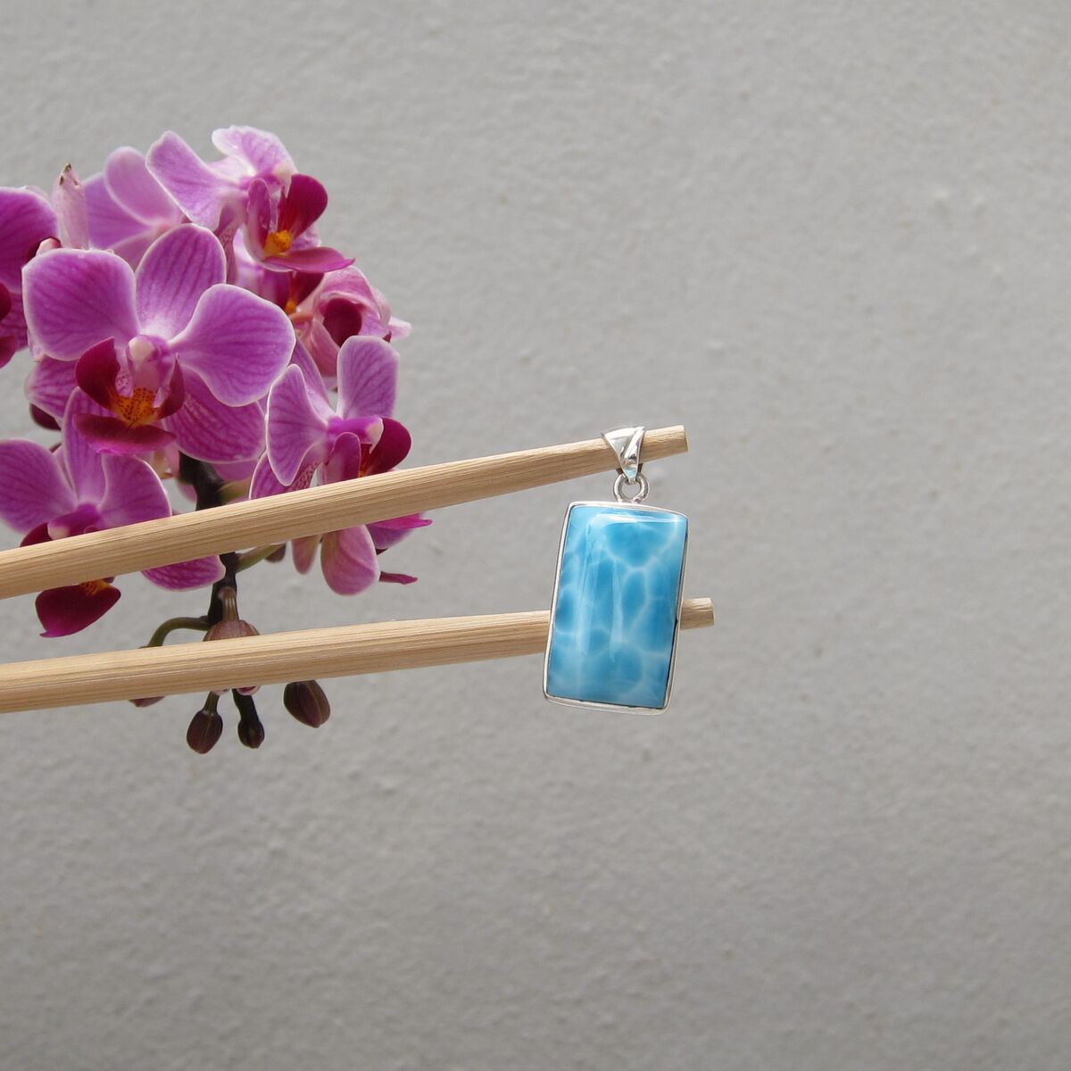 AAA Larimar tag pendant, Neptune Warrior - ET3663 - product images  of 