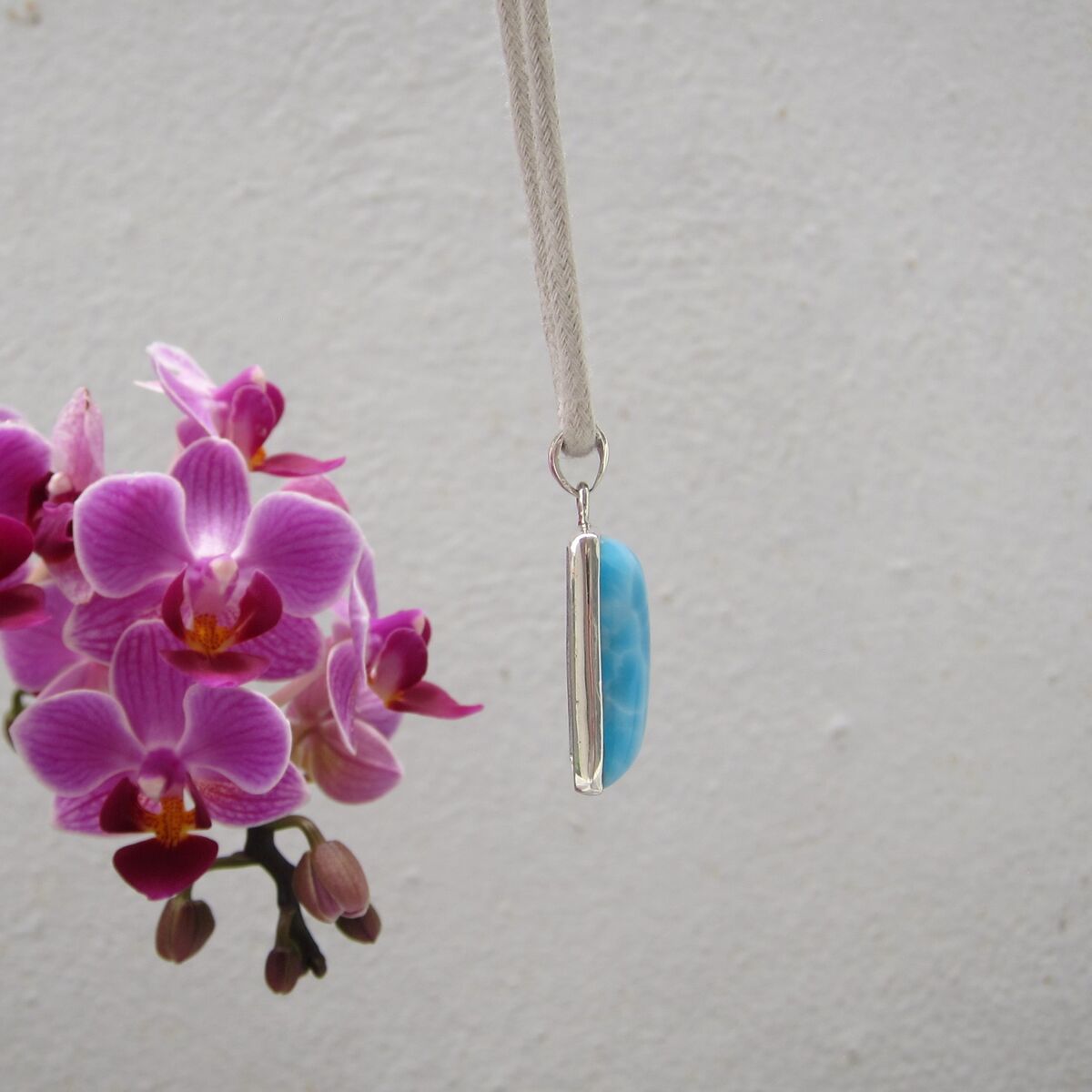 AAA Larimar tag pendant, Neptune Warrior - ET3663 - product images  of 