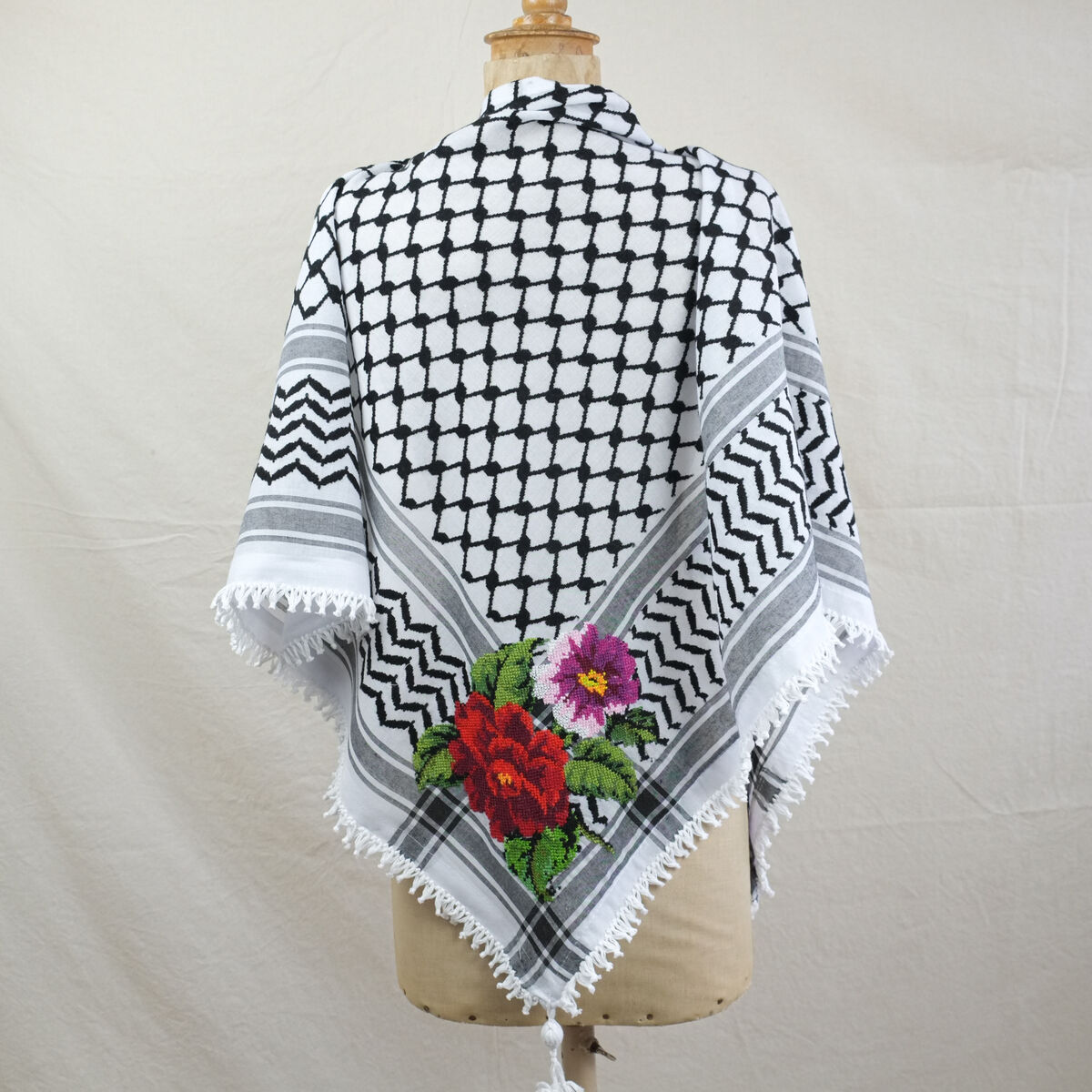 The Garden Kuffiyeh - Roses - by Amani - product images  of 