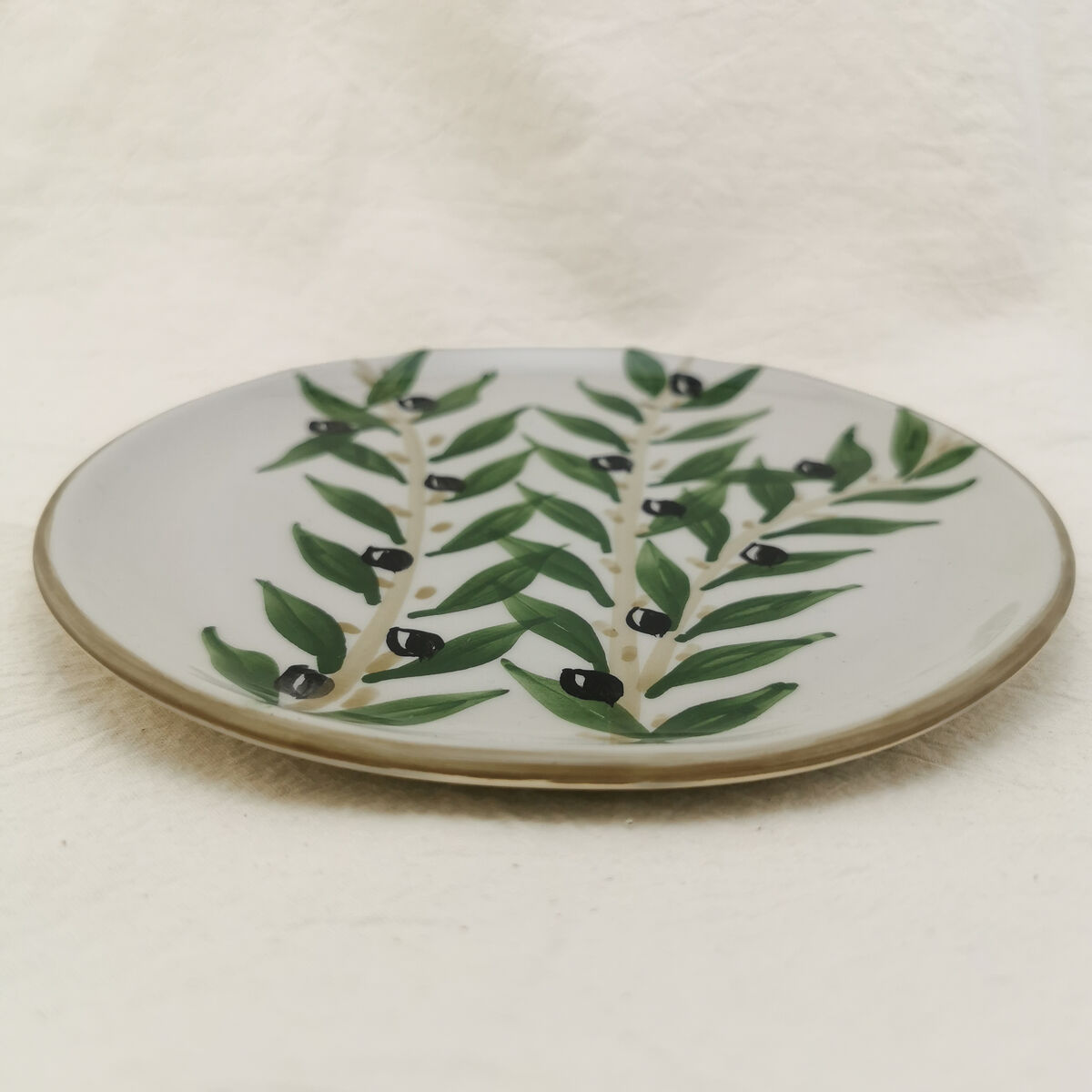 Zaytoun side / dessert plate - Nisf Jubeil Ceramics - product images  of 