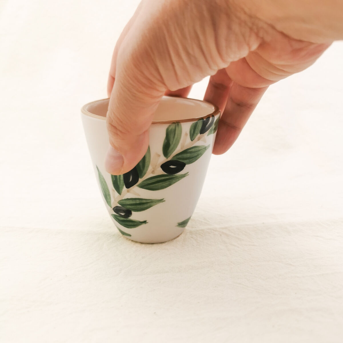 Zaytoun small cup - Nisf Jubeil Ceramics - product images  of 