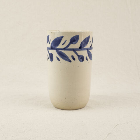 The,blue,olive,wreath,collection,-,Cup,Made,in,Palestine,made in Palestine, elbustan, Bethlehem, Hebron, Palestinian ceramics, mug, plate, cup , handmade