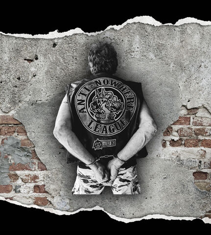 Punk/Biker,Embroidered,Silver/Grey,logo,Back,Patch,-,two,sizes,available,37cm,or,28cm,leave,note,on,order,Back patch - Two sizes available leave not to seller when placing order