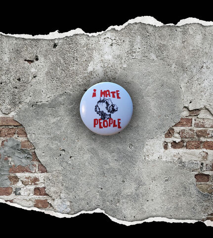 I,Hate,People,-,Pin,Badge,Anti Nowhere League I Hate People Badge