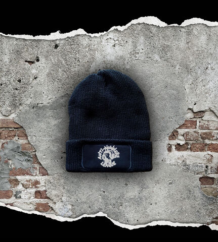 Black,Beanie,Hat,-,One,Size, Punk, Anti Nowhere League, Rock, Metal
