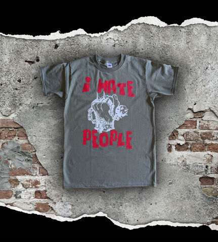 'Combat,Green',I,Hate,People,T.shirt