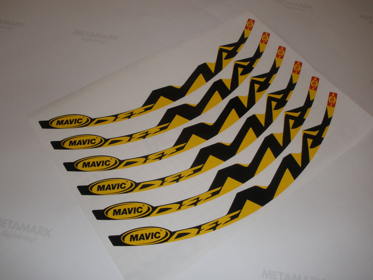 Mavic Deemax Wheel Decals InkMyRide