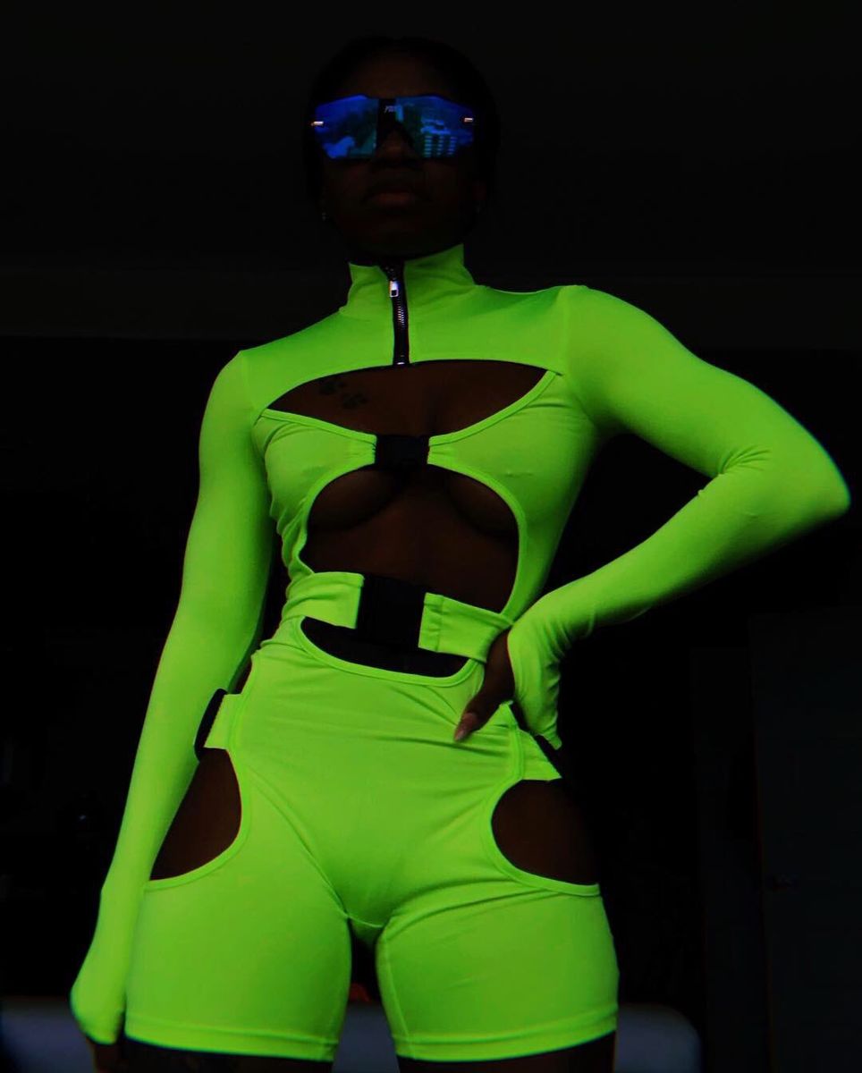 neon bodysuit