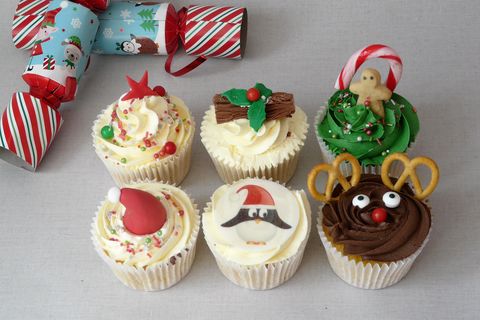 Xmas,themed,cupcakes,xmas cupcakes