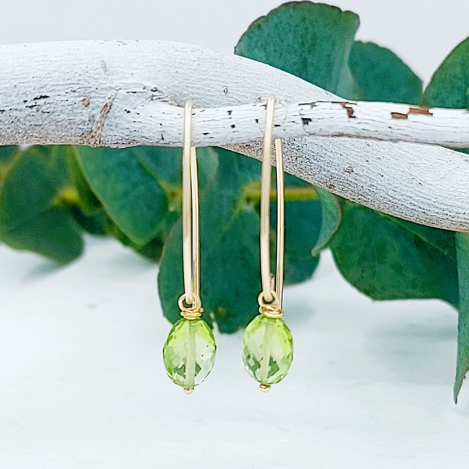 handmade-artisan-designer-gold-filled-long-drop-earrings-with-vibrant-green-peridot