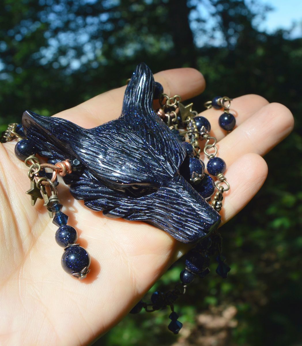 Blue goldstone jewelry clearance