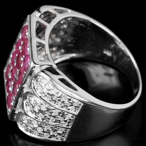 anello cocktail 12 rubini - product images  of 