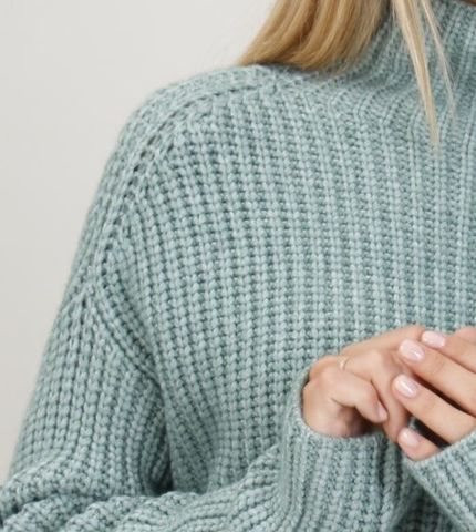 maglione a coste _ verde salvia chiaro - product images  of 