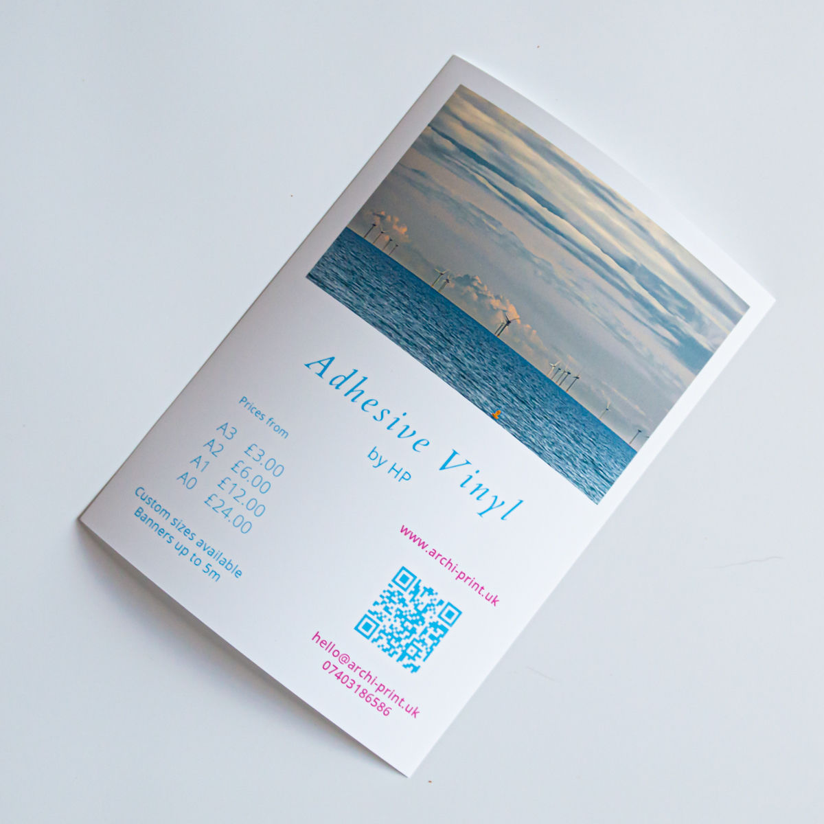 Same Day Vinyl Poster Printing in London ArchiPrint UK