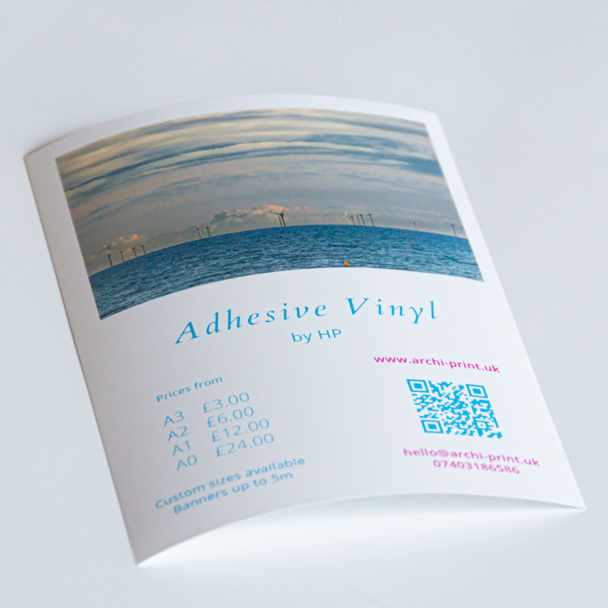 Same Day Vinyl Poster Printing in London ArchiPrint UK