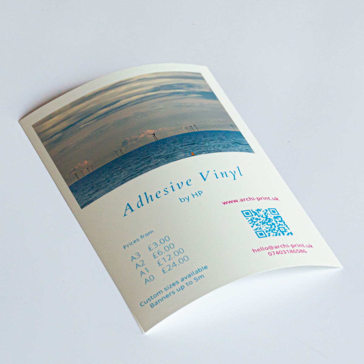 Same Day Vinyl Poster Printing in London ArchiPrint UK