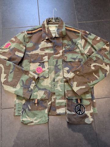 Peace,jacket,pink,smiley,face