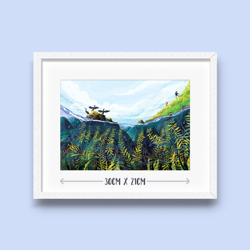 The Upside-Down Lighthouse - Cormorants (30cm x 21cm) - product images  of 