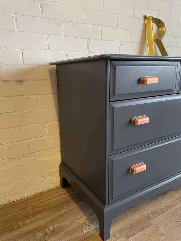 Stag 8 Drawer Captains Chest Painted Rooster Blue - product images  of 