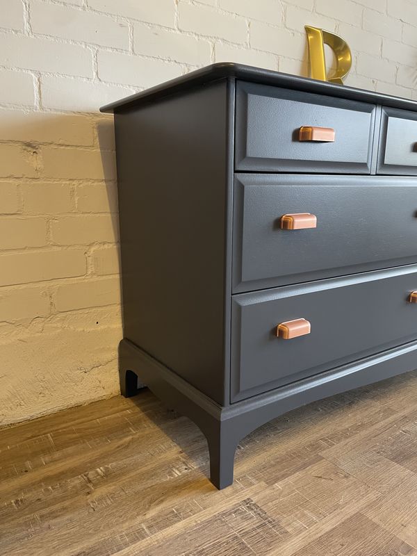 Stag 8 Drawer Captains Chest Painted Rooster Blue - product images  of 