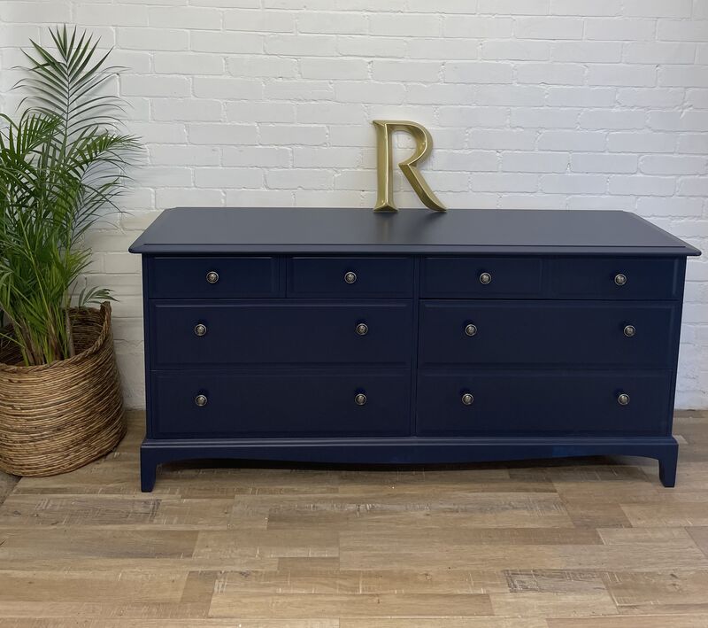 Stag Minstrel Captains Chest Painted Navy  - product images  of 