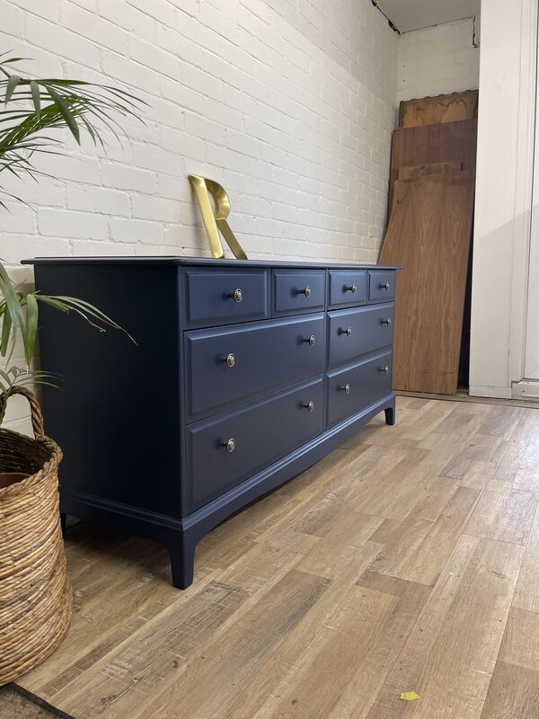 Stag Minstrel Captains Chest Painted Navy  - product images  of 