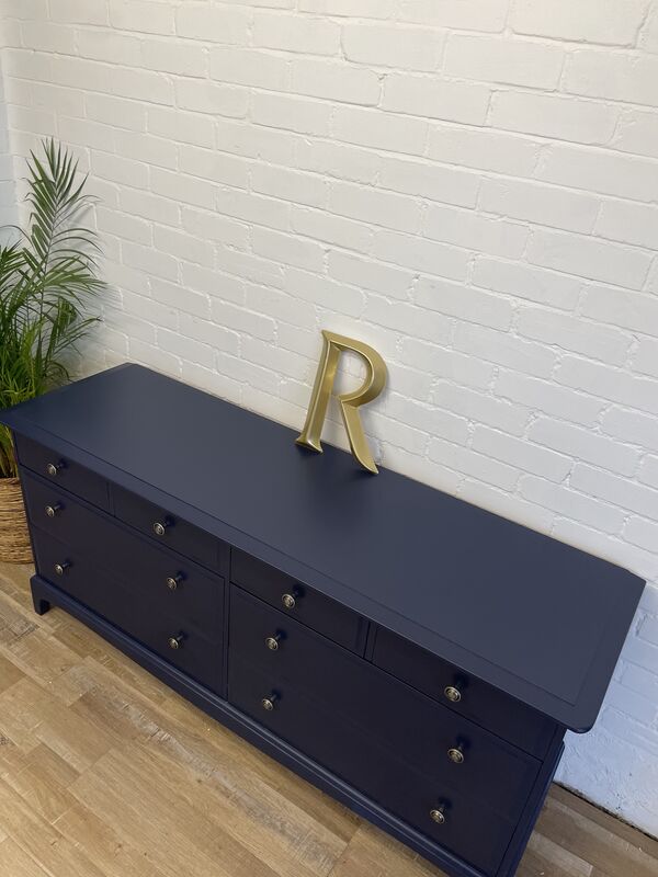 Stag Minstrel Captains Chest Painted Navy  - product images  of 