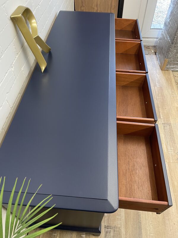 Stag Minstrel Captains Chest Painted Navy  - product images  of 