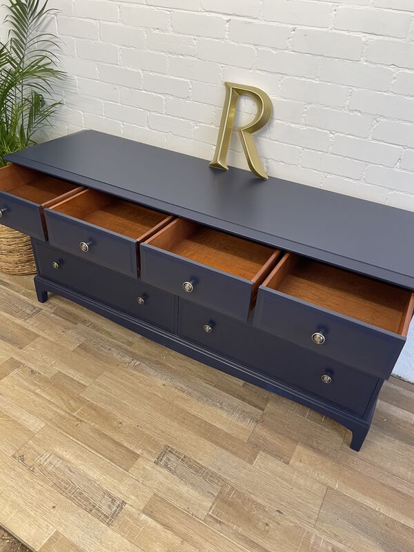 Stag Minstrel Captains Chest Painted Navy  - product images  of 