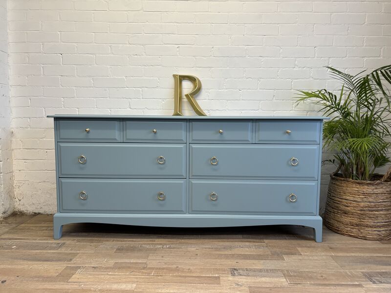 Stag Minstrel Captains Chest Painted Blue - product images  of 