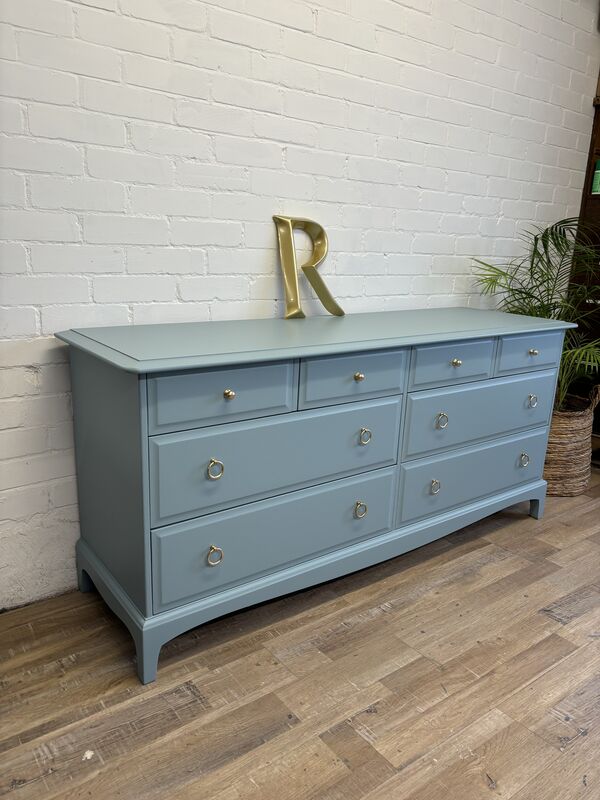 Stag Minstrel Captains Chest Painted Blue - product images  of 