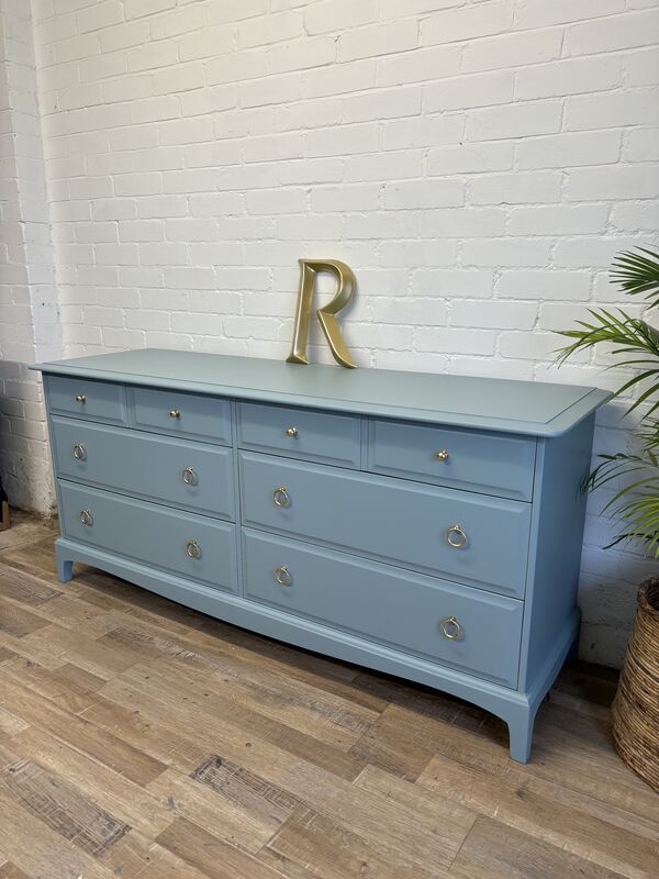 Stag Minstrel Captains Chest Painted Blue - product images  of 